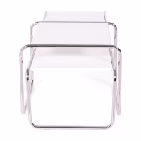Inspiración conjunto Mesas Laccio Breuer | Diseño Bauhaus | Mesa Centro y Auxiliar