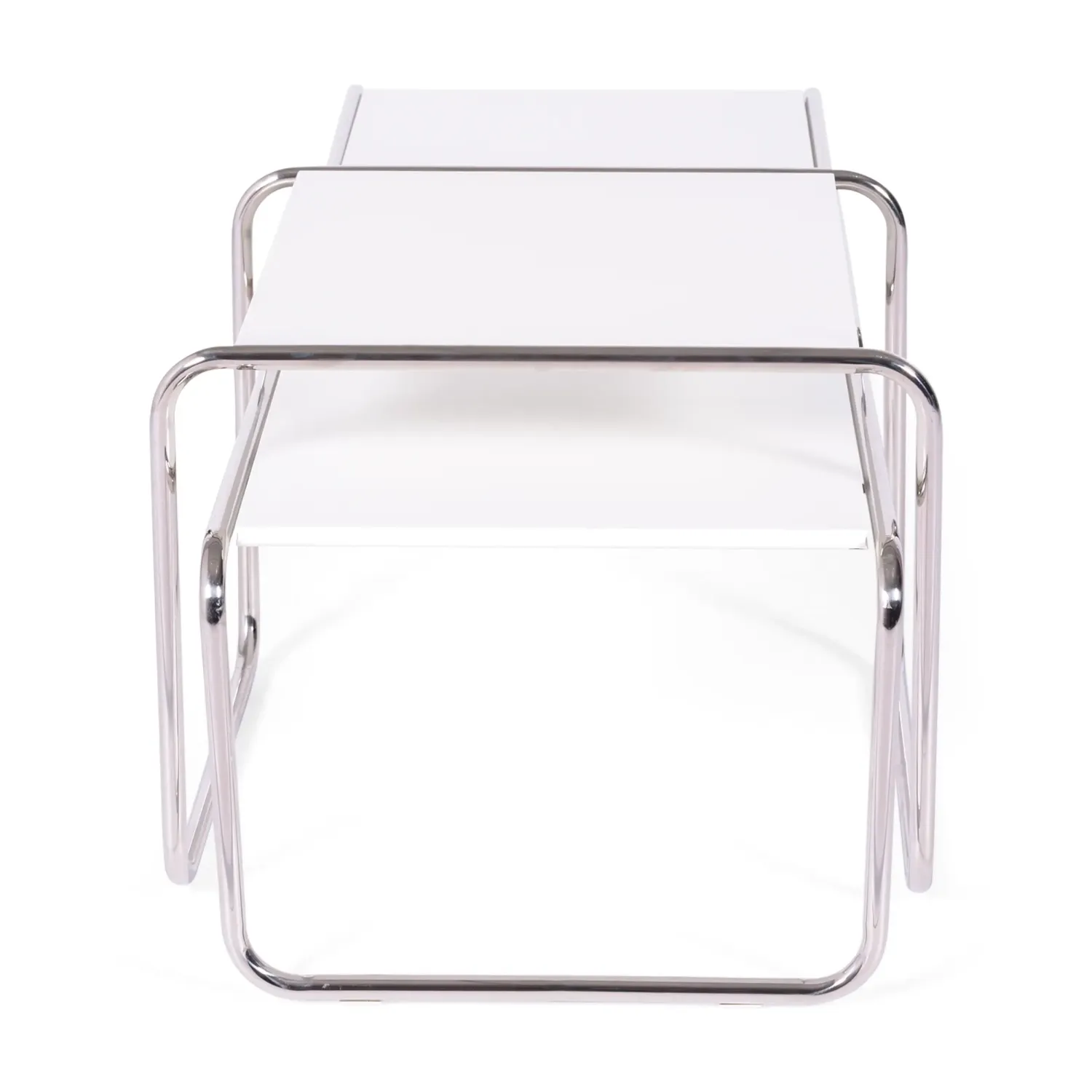 Inspiración conjunto Mesas Laccio Breuer | Diseño Bauhaus | Mesa Centro y Auxiliar