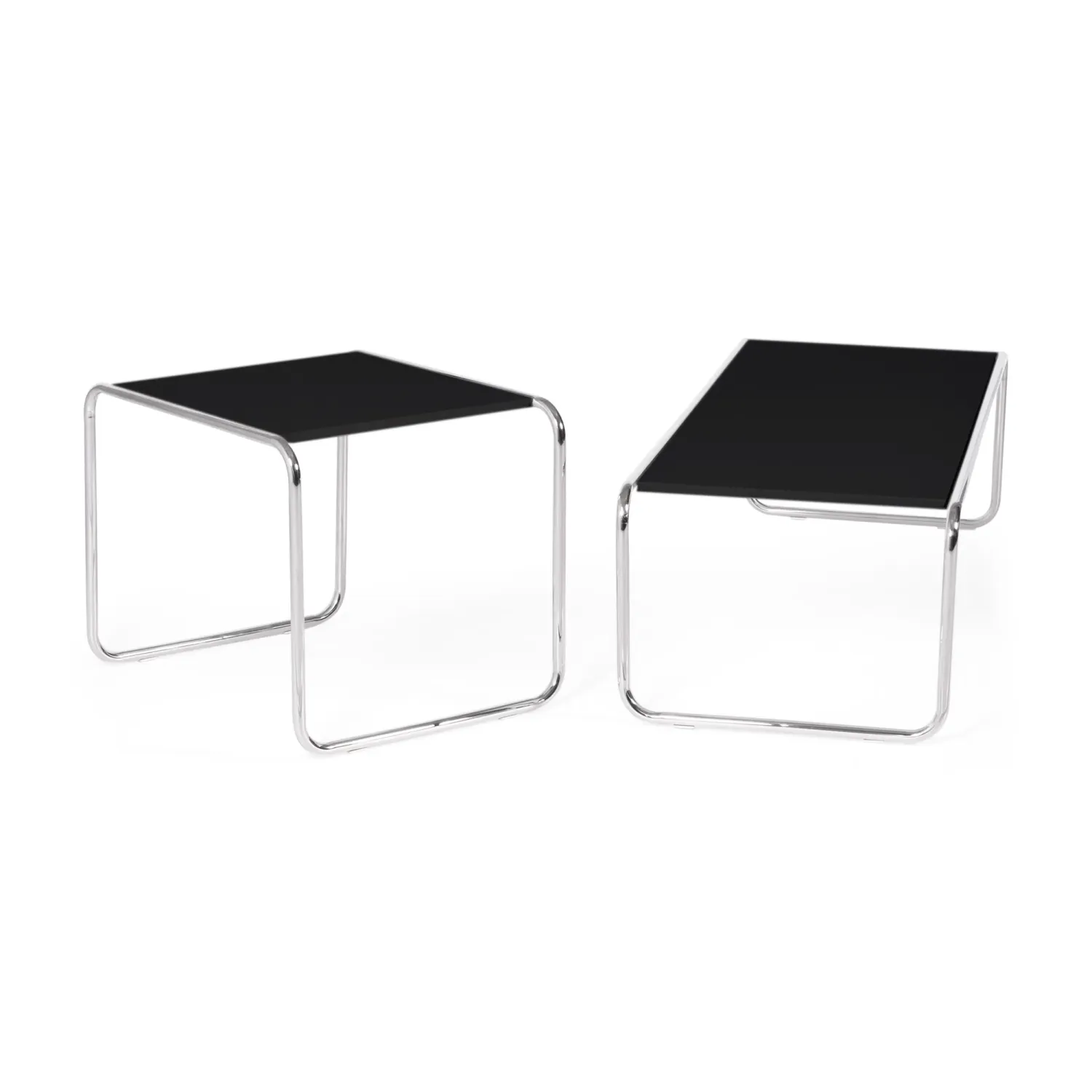 Inspiración conjunto Mesas Laccio Breuer | Diseño Bauhaus | Mesa Centro y Auxiliar