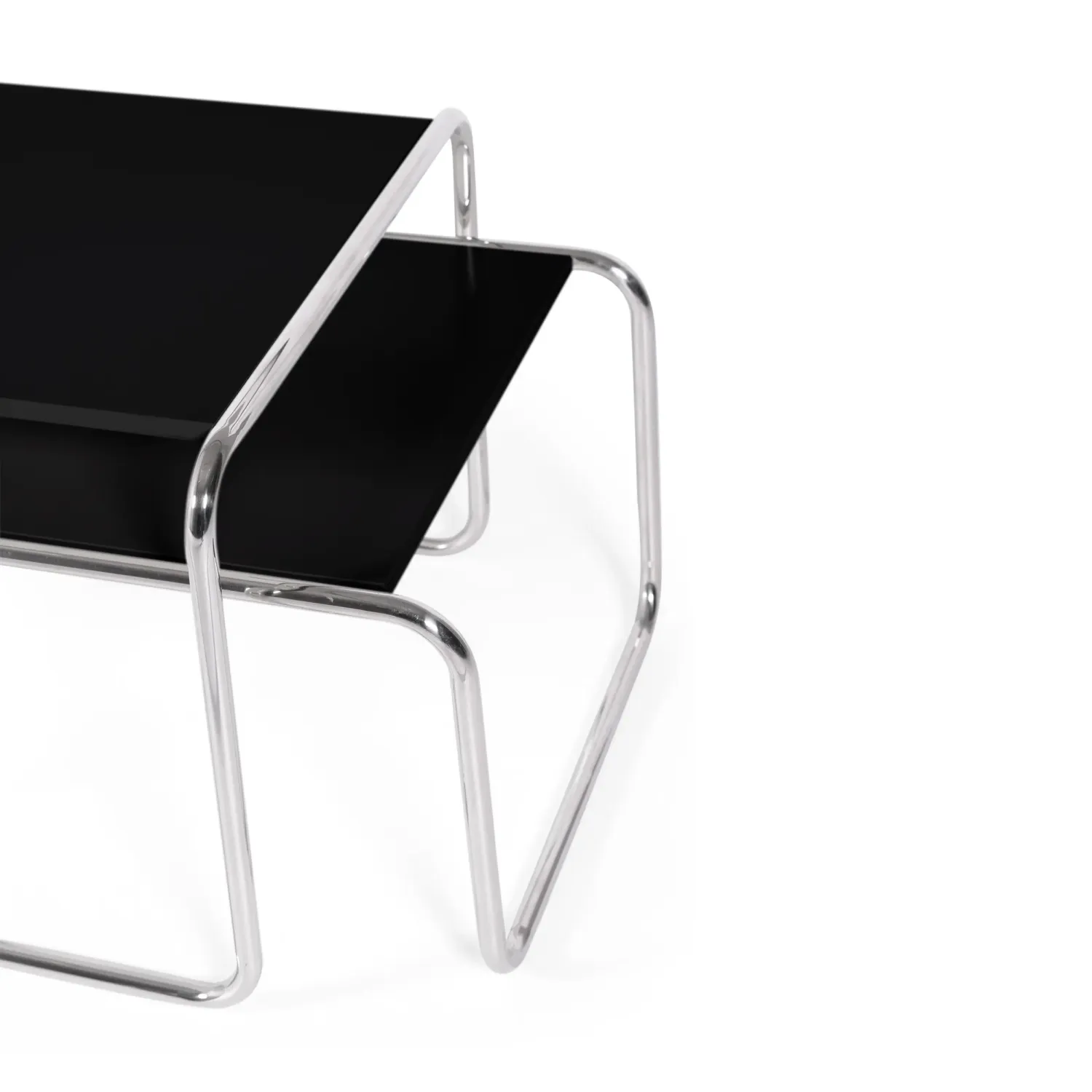 Inspiración conjunto Mesas Laccio Breuer | Diseño Bauhaus | Mesa Centro y Auxiliar