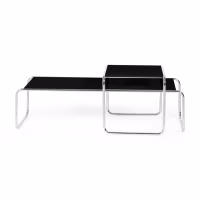 Inspiración conjunto Mesas Laccio Breuer | Diseño Bauhaus | Mesa Centro y Auxiliar