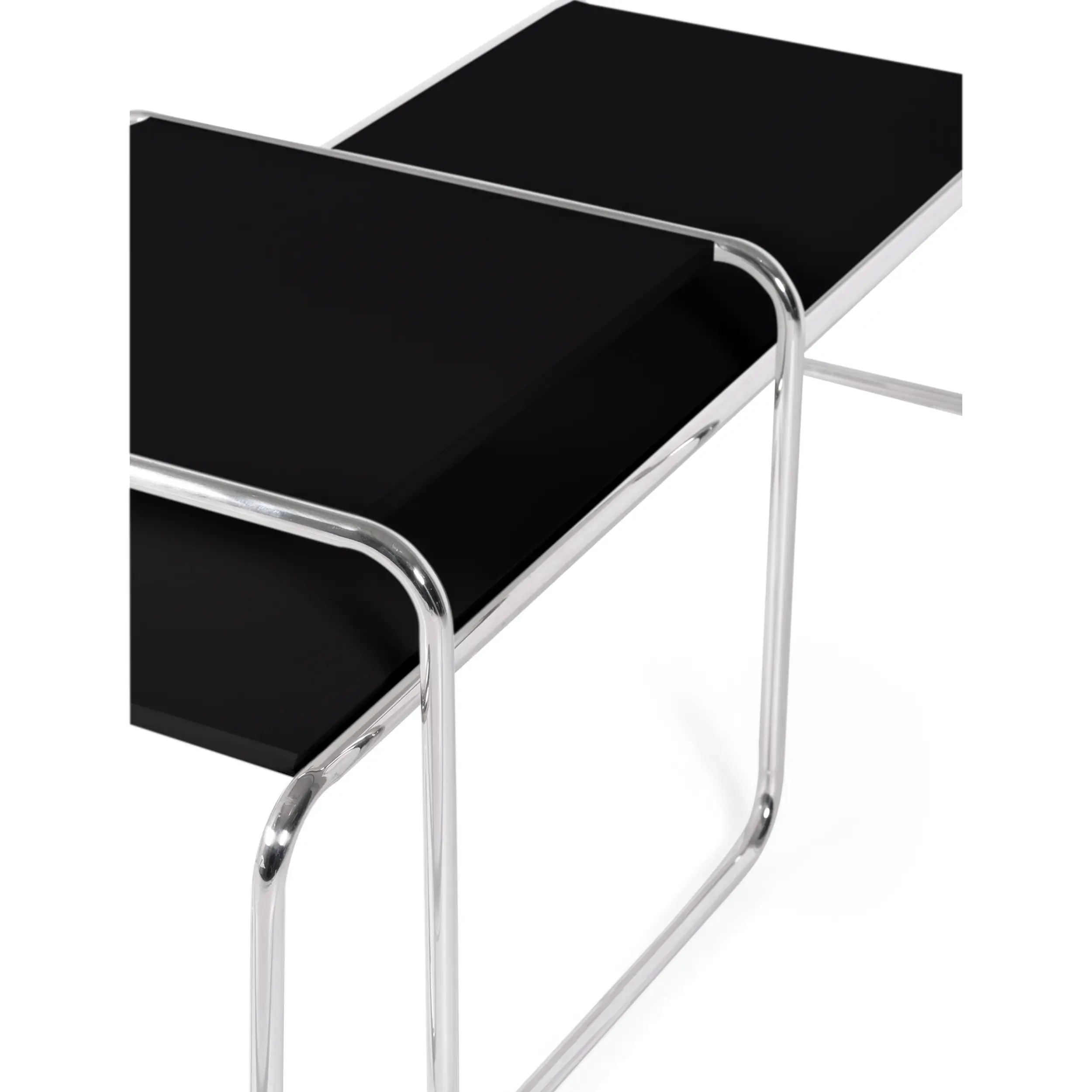 Conjunto de inspiração Mesas Laccio Breuer | Design Bauhaus | Mesas de centro e mesas de apoio