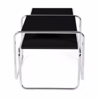 Inspiración conjunto Mesas Laccio Breuer | Diseño Bauhaus | Mesa Centro y Auxiliar