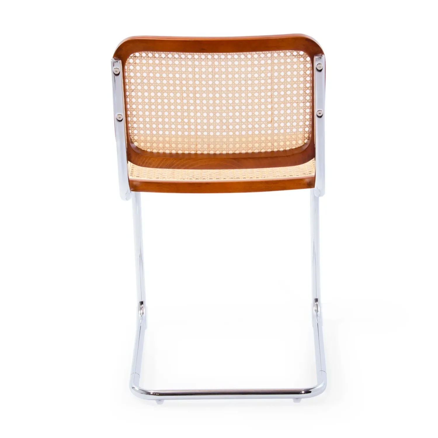 Silla Cesca económica en acero, haya y ratán 🪑  | Mueble Design