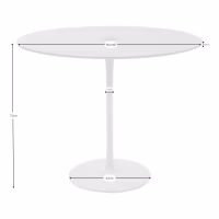 Mesa Tulip mesa de vidro 90 cm : Moderno e Elegante :: Moderno e Elegante Mueble Design