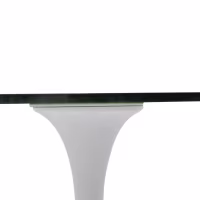 Mesa Tulip de cristal 90 cm | Moderna y Elegante | Mueble Design