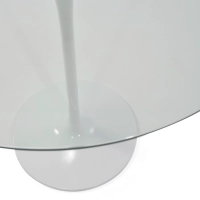 Table Tulip of glass 90 cm | Modern and Elegant | Mueble Design