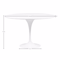 Inspiration Dining Table Style Tulip  120cm - Mueble Design