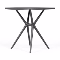Mesa Moises 72 cm para Jardín | Moderna, Ligera y Resistente | Interior y Exterior