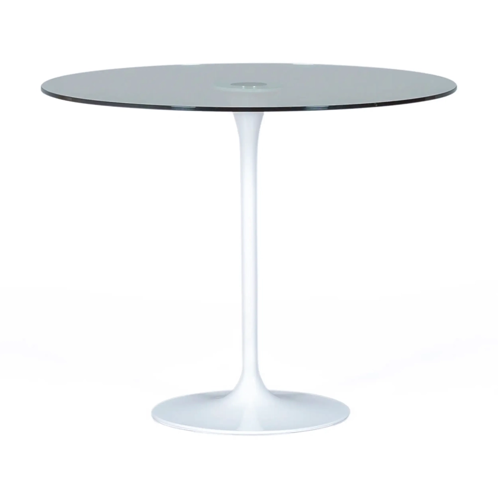 Mesa Tulip de cristal 90 cm | Moderna y Elegante | Mueble Design