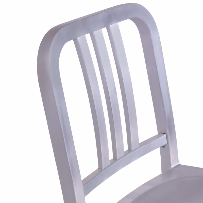 Taburete Navi Army 66 cm de Aluminio | Diseño Industrial y Elegante
