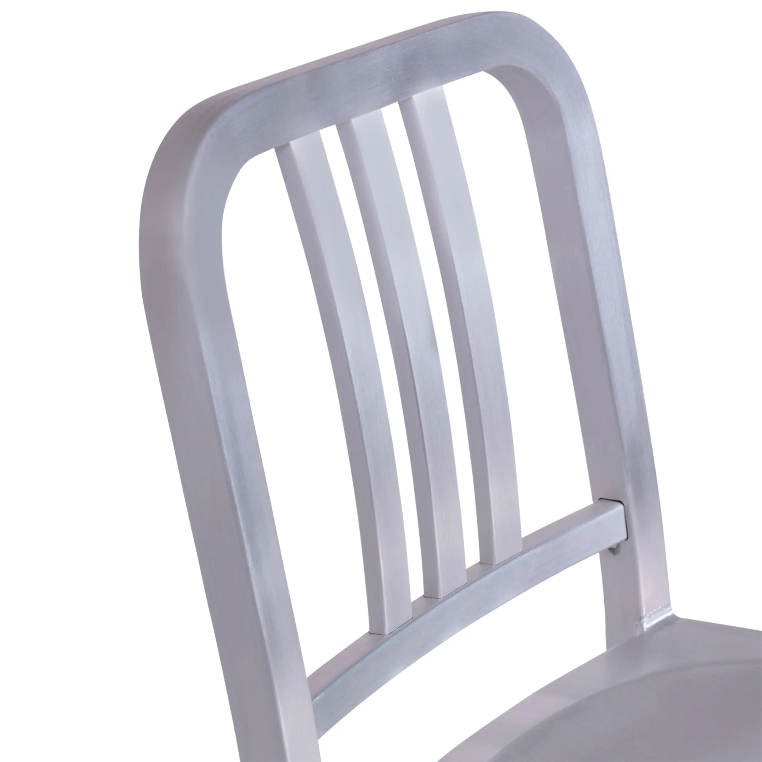 Stool Navi Army 66 cm of Aluminum | Elegant Industrial Design