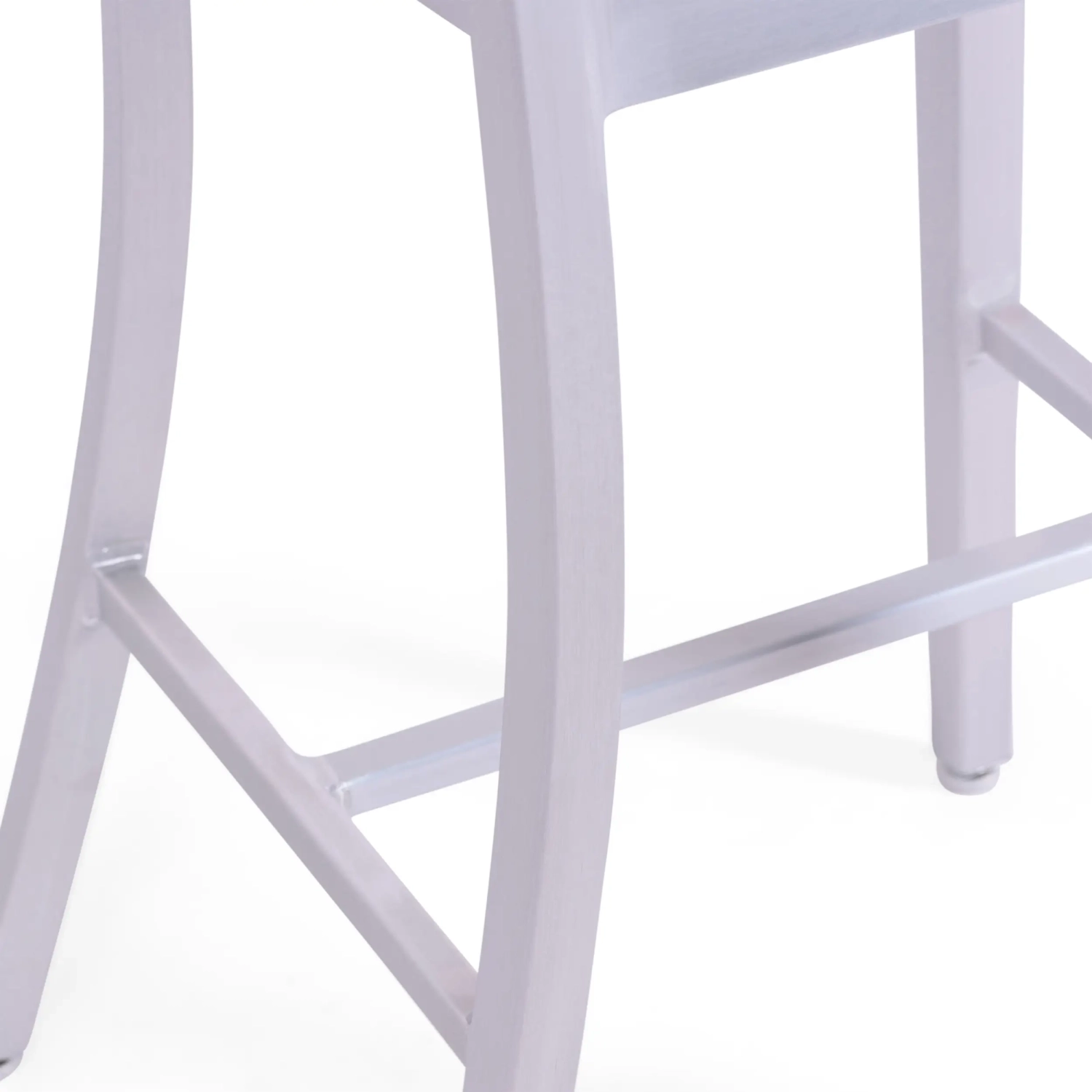 Tabouret Navi Army 66 cm en aluminium | Design industriel élégant