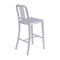 Stool Navi Army 66 cm of Aluminum | Elegant Industrial Design