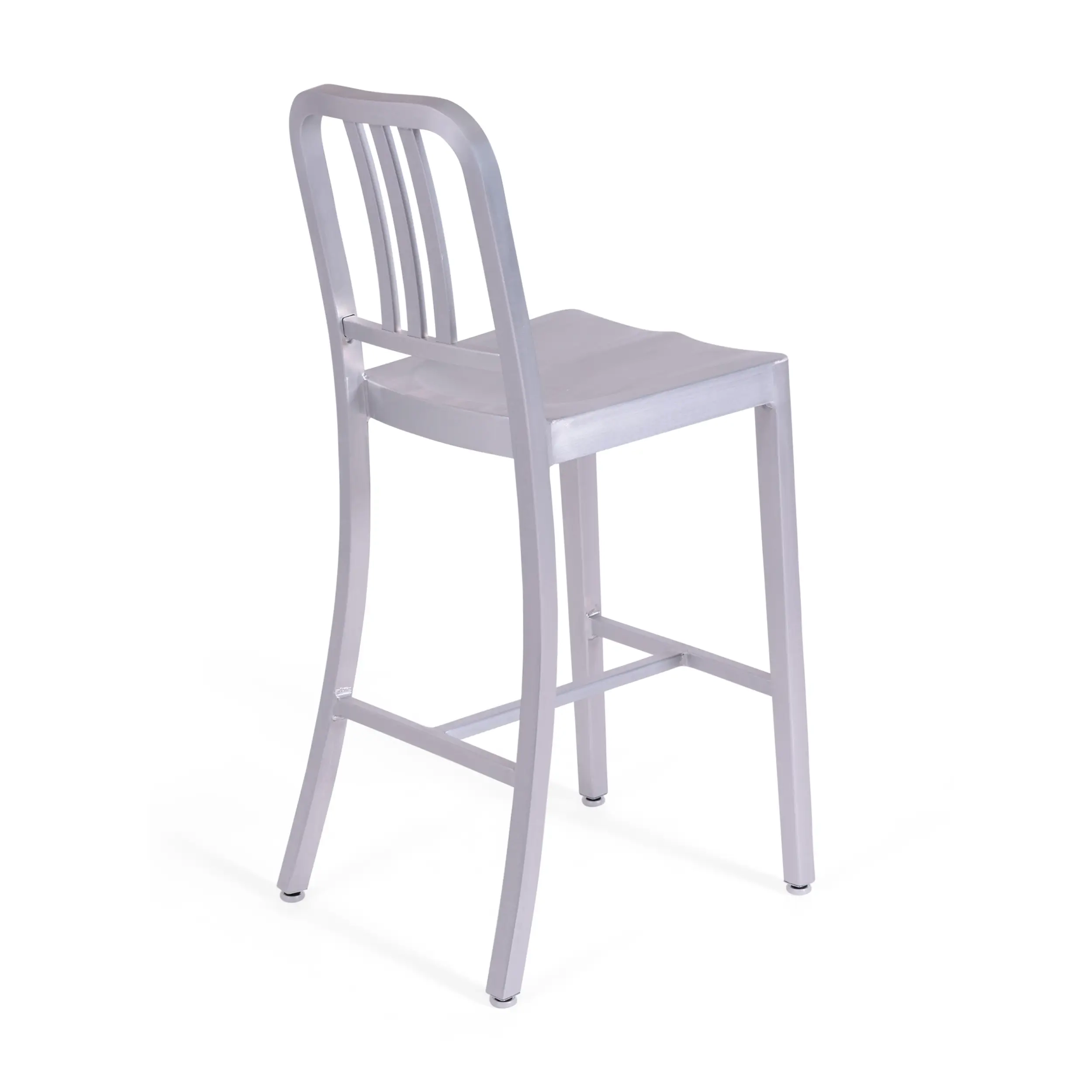 Stool Navi Army 66 cm of Aluminum | Elegant Industrial Design