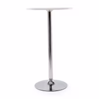 Hoge tafel Boom 60 cm - Moderne tafel met chromen onderstel voor keuken of bar