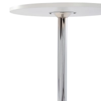 Hoge tafel Boom 60 cm - Moderne tafel met chromen onderstel voor keuken of bar