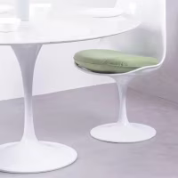 Mesa de Jantar Inspiration Tulip em Mármore Carrara 120cm - Móveis Design