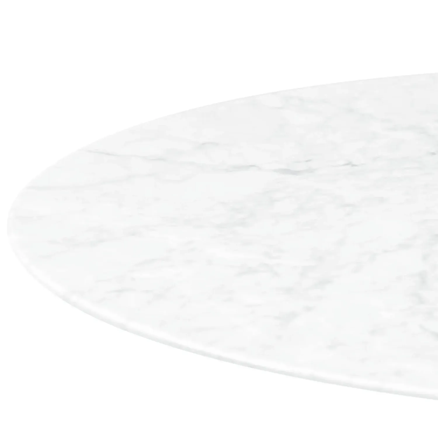 Mesa de Jantar Inspiration Tulip em Mármore Carrara 120cm - Móveis Design