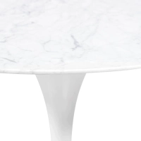 Inspiration Design table Tulip 100Ø in Carrara Marble - Mueble Design