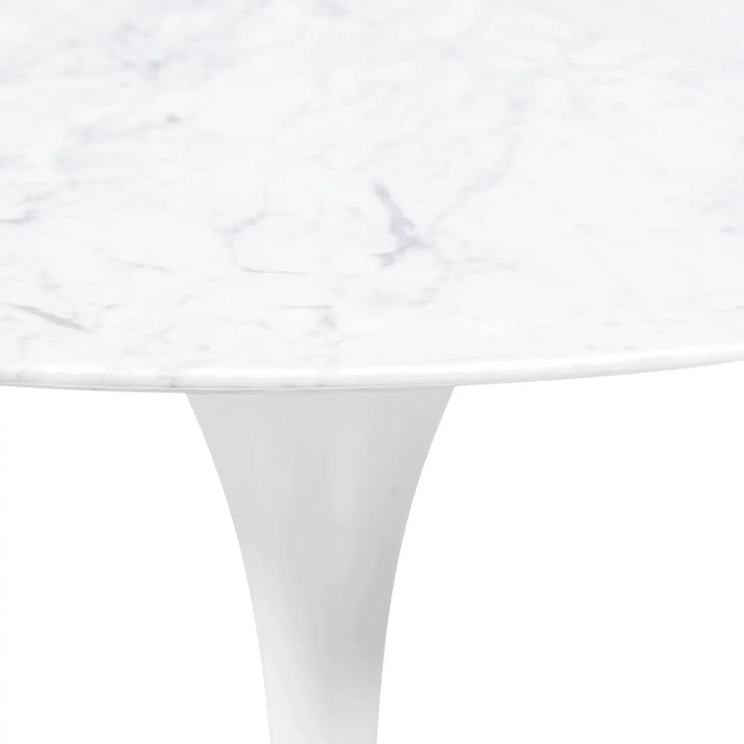 Inspiration Design table Tulip 100Ø in Carrara Marble - Mueble Design