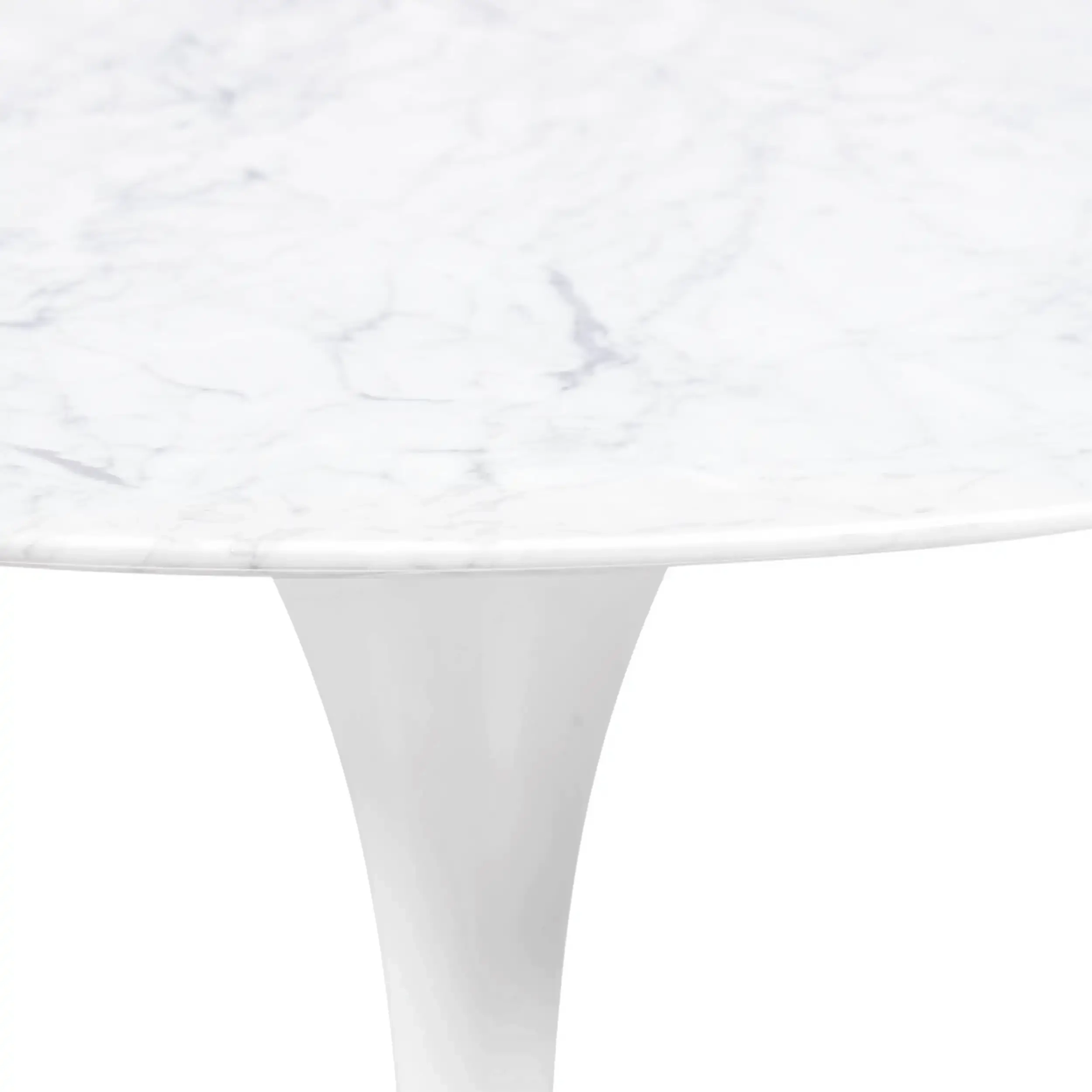 Mesa Inspiration Tulip 100Ø Design em Mármore Carrara - Design de Móveis