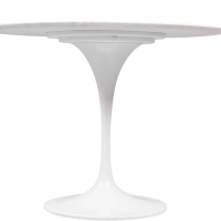 Mesa Inspiration Tulip 100Ø Design em Mármore Carrara - Design de Móveis