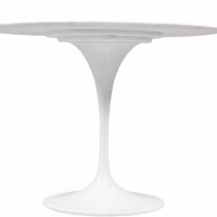 Inspiración Mesa de diseño Tulip 100Ø de Mármol Carrara - Mueble Design