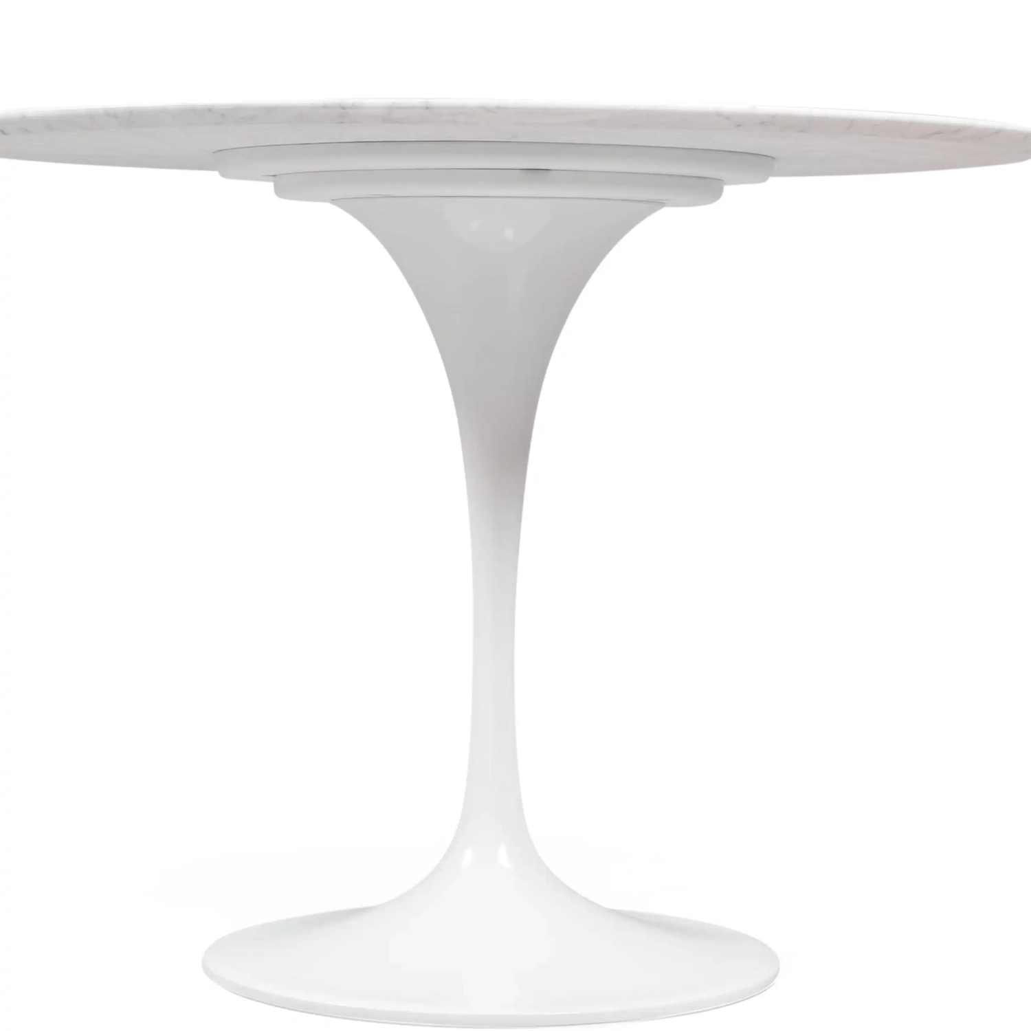 Inspiration Design table Tulip 100Ø in Carrara Marble - Mueble Design
