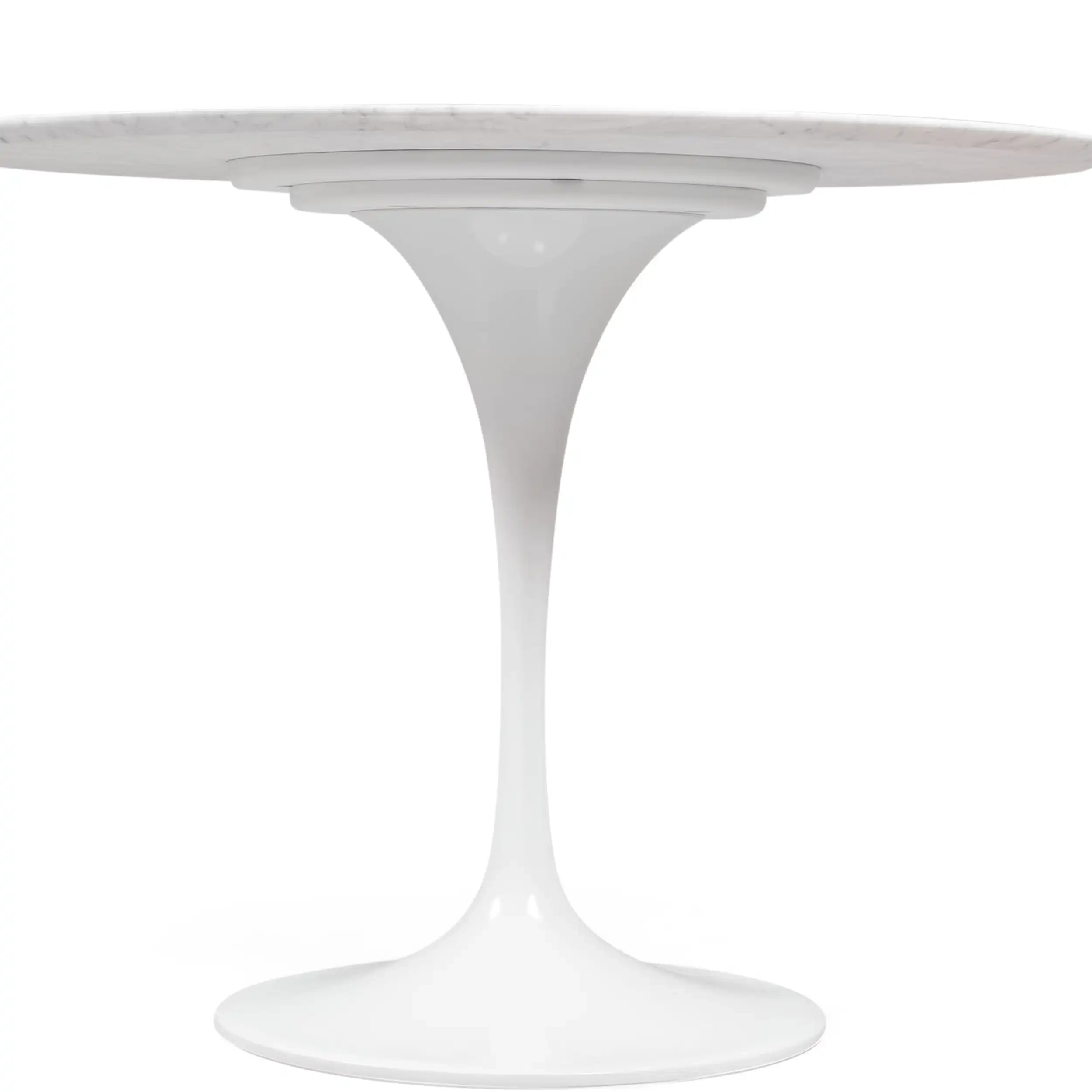 Mesa Inspiration Tulip 100Ø Design em Mármore Carrara - Design de Móveis