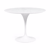 Inspiratie Tulip 100Ø Design Tafel in Carrara Marmer - Meubeldesign