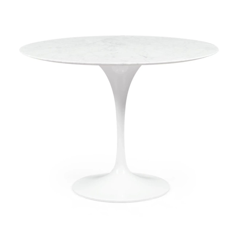 Inspiration Tulip 100Ø Designbord i Carrara Marmor - Möbeldesign