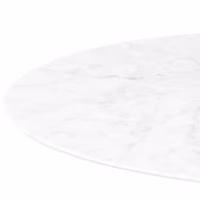 Inspiración Mesa de diseño Tulip 100Ø de Mármol Carrara - Mueble Design
