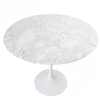 Mesa Inspiration Tulip 100Ø Design em Mármore Carrara - Design de Móveis
