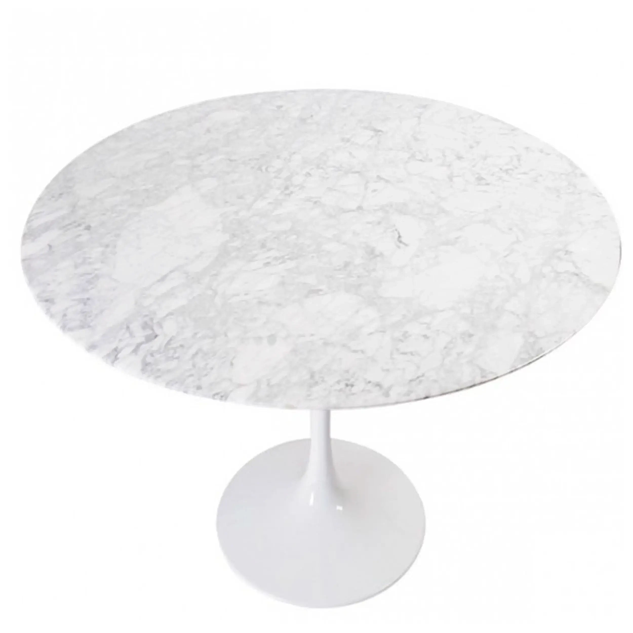 Mesa Inspiration Tulip 100Ø Design em Mármore Carrara - Design de Móveis