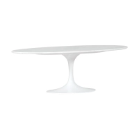 Mesa de Café Inspiration Tulip em Mármore Carrara - Design de Móveis