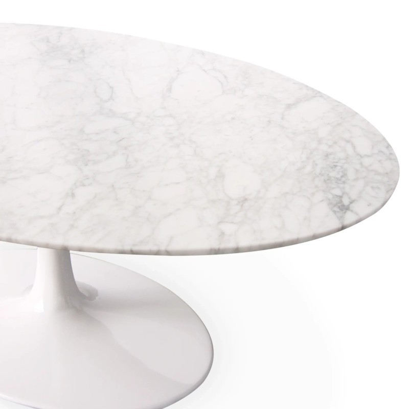 Inspiratie Tulip salontafel in Carrara-marmer - Meubeldesign