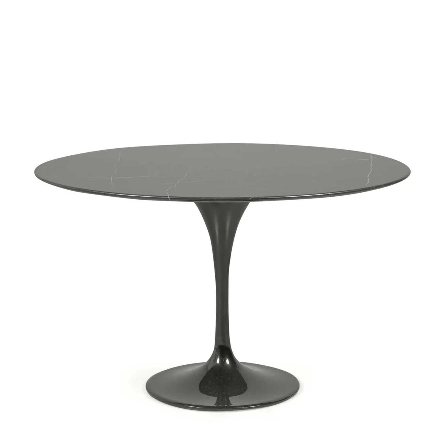 Inspiration dining table Tulip in black marquina marble