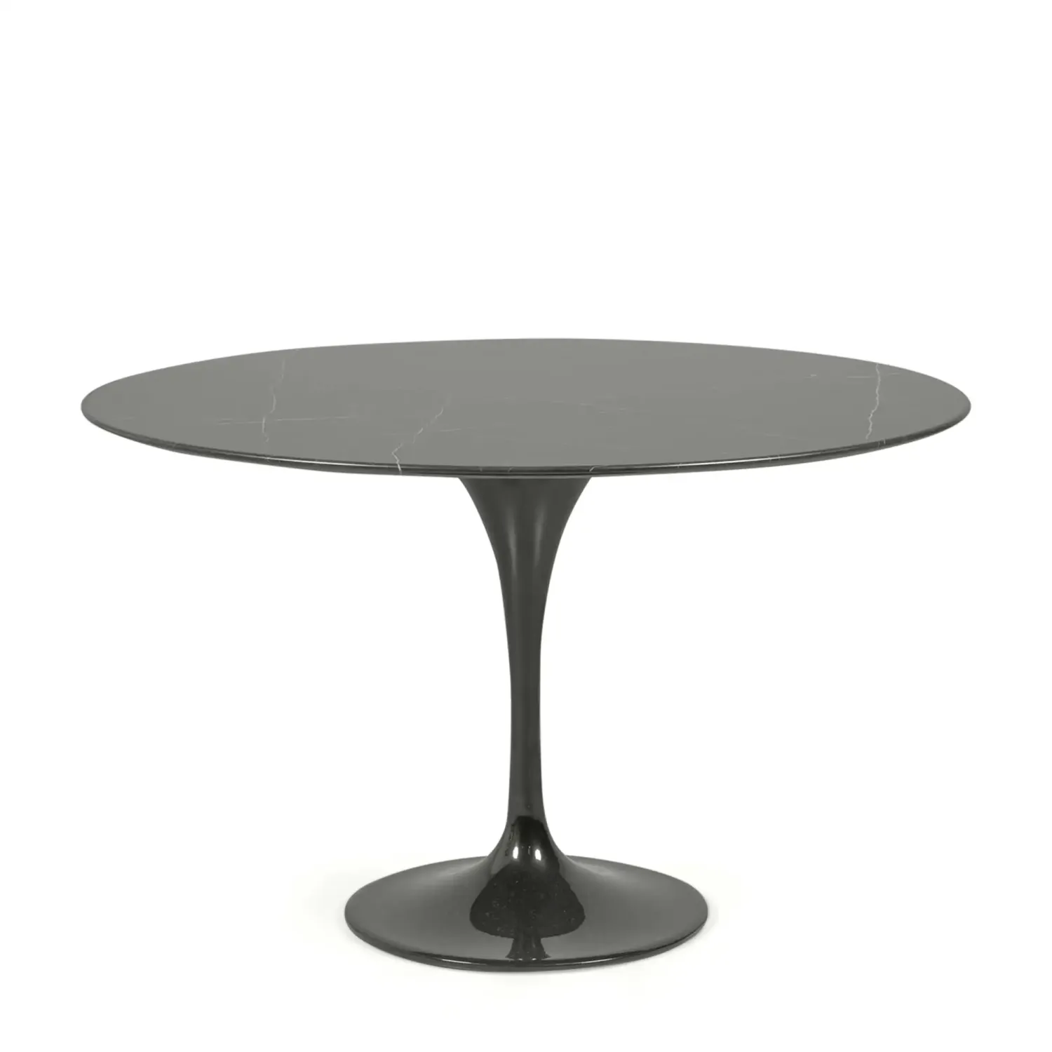 Inspiración mesa de comedor Tulip en mármol de marquina negro