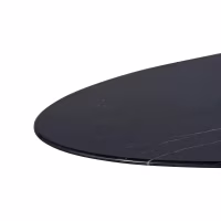 Tulip coffee table in Marquina marble- Marble table - Mueble Design