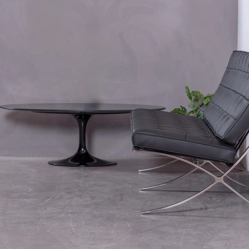 Table basse tulipe marbre Marquina - Table en marbre - Meubles Concept