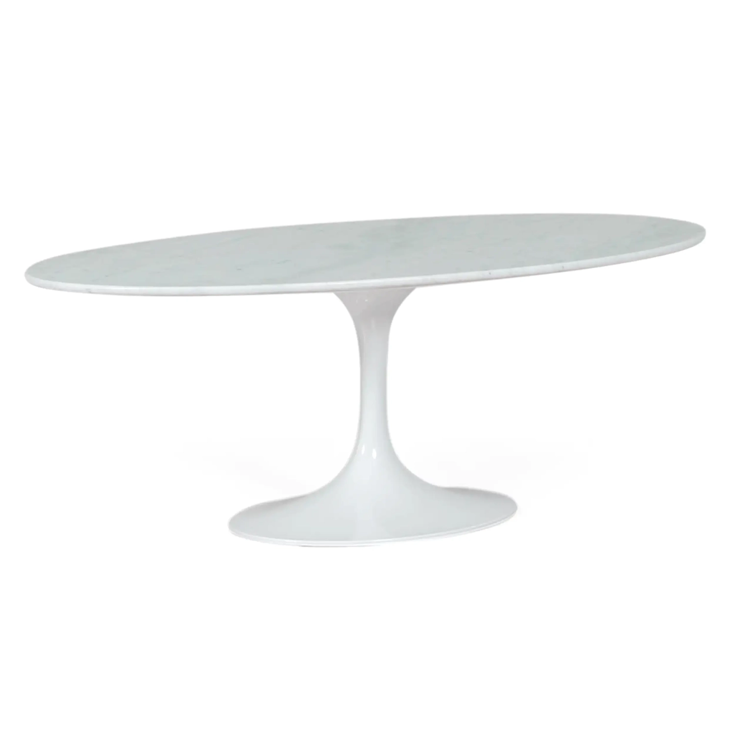Ovale tafel Tulip 199cm Carrara marmer | Italiaans fabrikaat | Saarinen Design