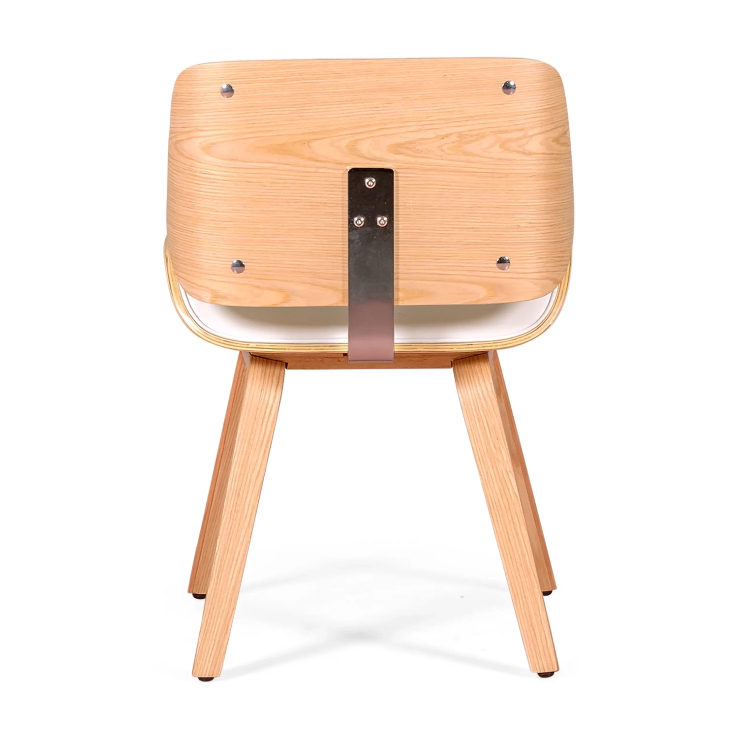 Stol i plywood av lönnträ Nordic med dyna i konstläder | Stil Skandinavien