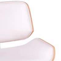 Nordic Plywood Maple Wood Chair with Leatherette Cushion | Style Scandinavian