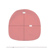 Chair Cushion Cover Tulip Cotton Chair Cushion Cover : Washable and with Velcro