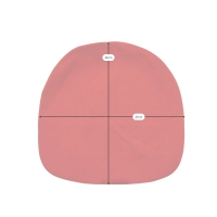 Chair Cushion Cover Tulip Arms Cotton Cotton Cushion Cover | Washable Replacement with Velcros