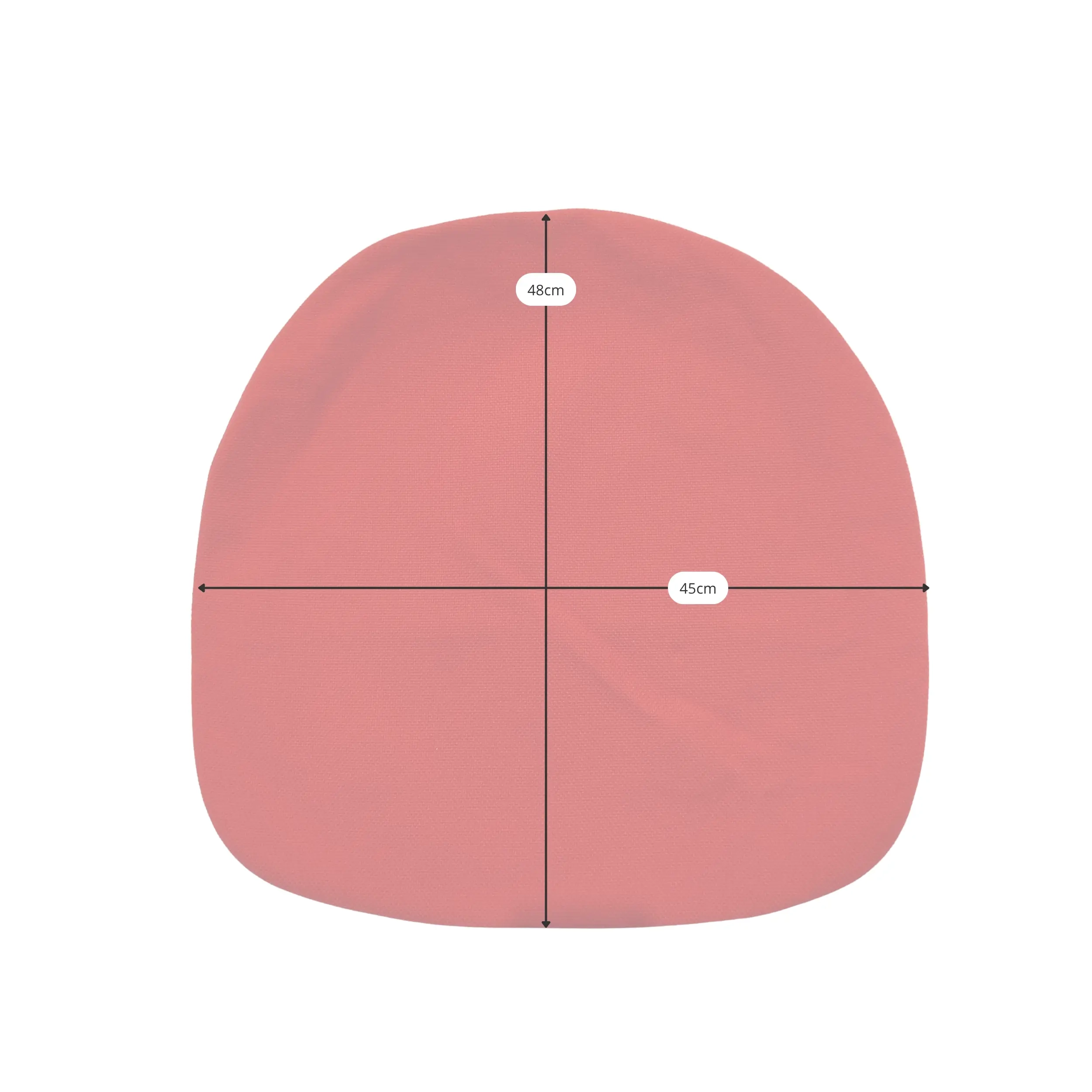 Capa de almofada de cadeira Tulip Braços Algodão Capa de almofada de algodão | Velcro lavável Substituição