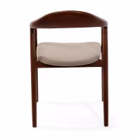 Warsow Nordic Cadeira de jantar em madeira natural | Design elegante e confortável