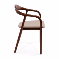 Warsow Nordic Cadeira de jantar em madeira natural | Design elegante e confortável