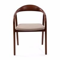 Warsow Nordic Silla de comedor de madera natural | Diseño elegante y confortable